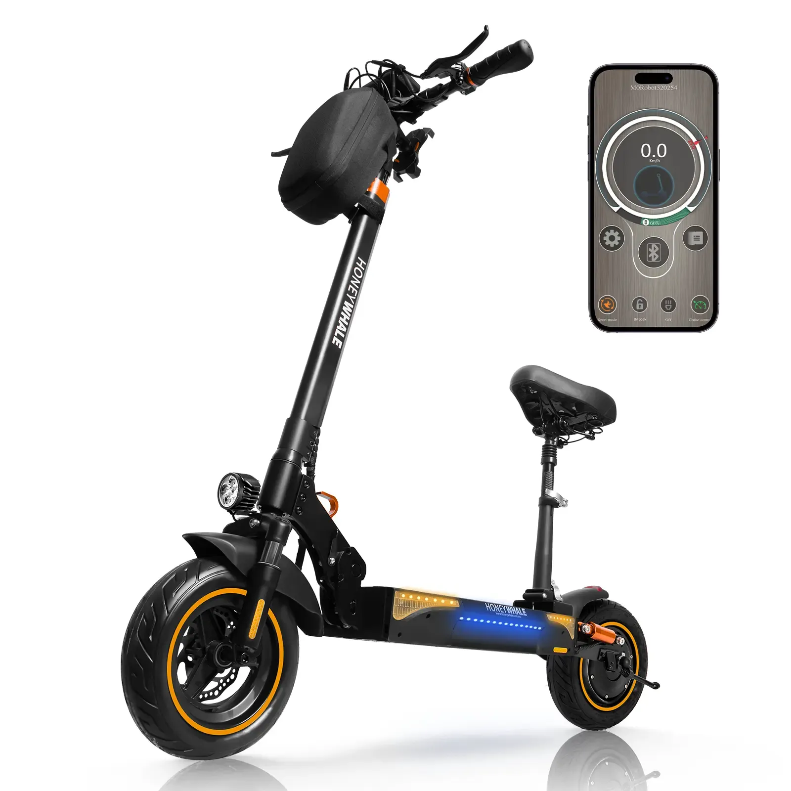 Scooter eléctrico Honey Whale T4A, foto del fabricante
